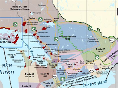 land acknowledgement map ontario.